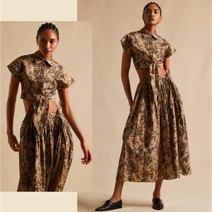 SKIRT: Adam Lippes Spring 2023 Runway Wrap Skirt (1/2 matching set)